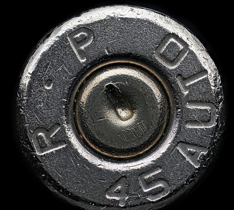 Glock G30 45 Caliber Firing Mechanism Indentation on remington golden saber 230 grain hollow point casing