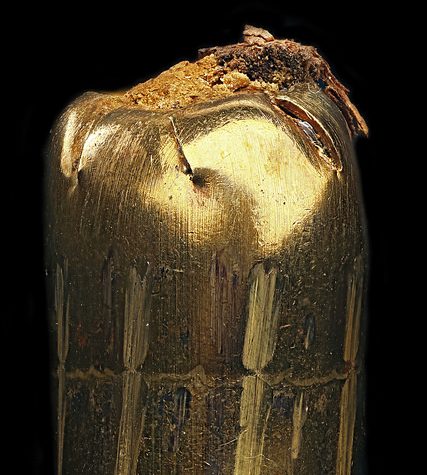 Glock G30 45 Caliber Firing Mechanism Indentation on remington golden saber 230 grain hollow point casing