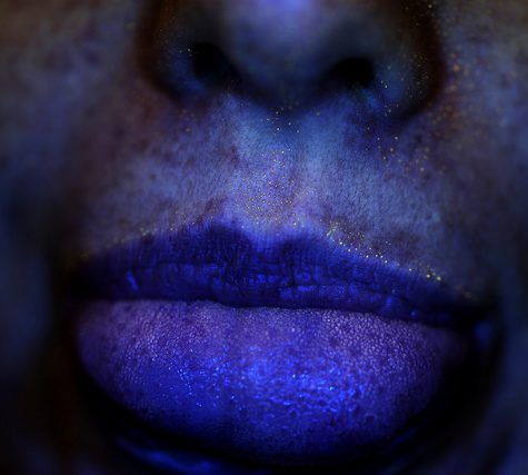 Fluorescent Image of Mouth Area