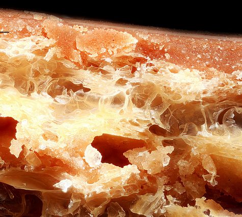 Potassium bitartrate, Cream of Tartar buildup on Wine Cork after bottling.  Otherwise called Wine Diamonds.