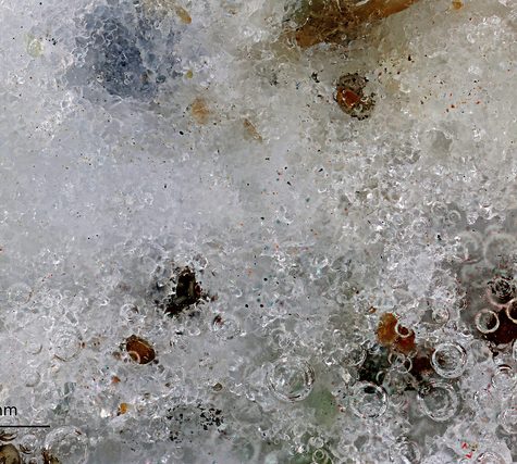 White Marble before HCl