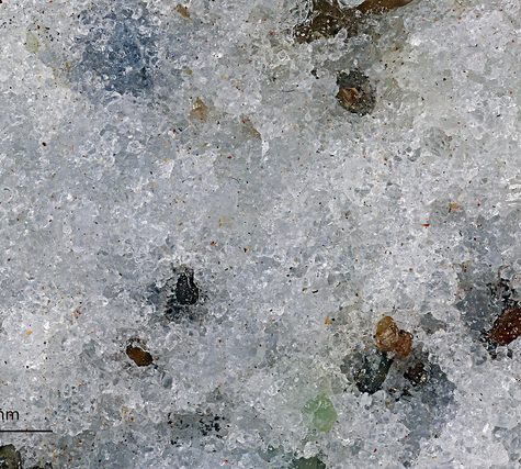 White Marble before HCl