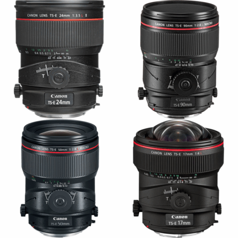 Canon EF Tilt-Shift Lenses