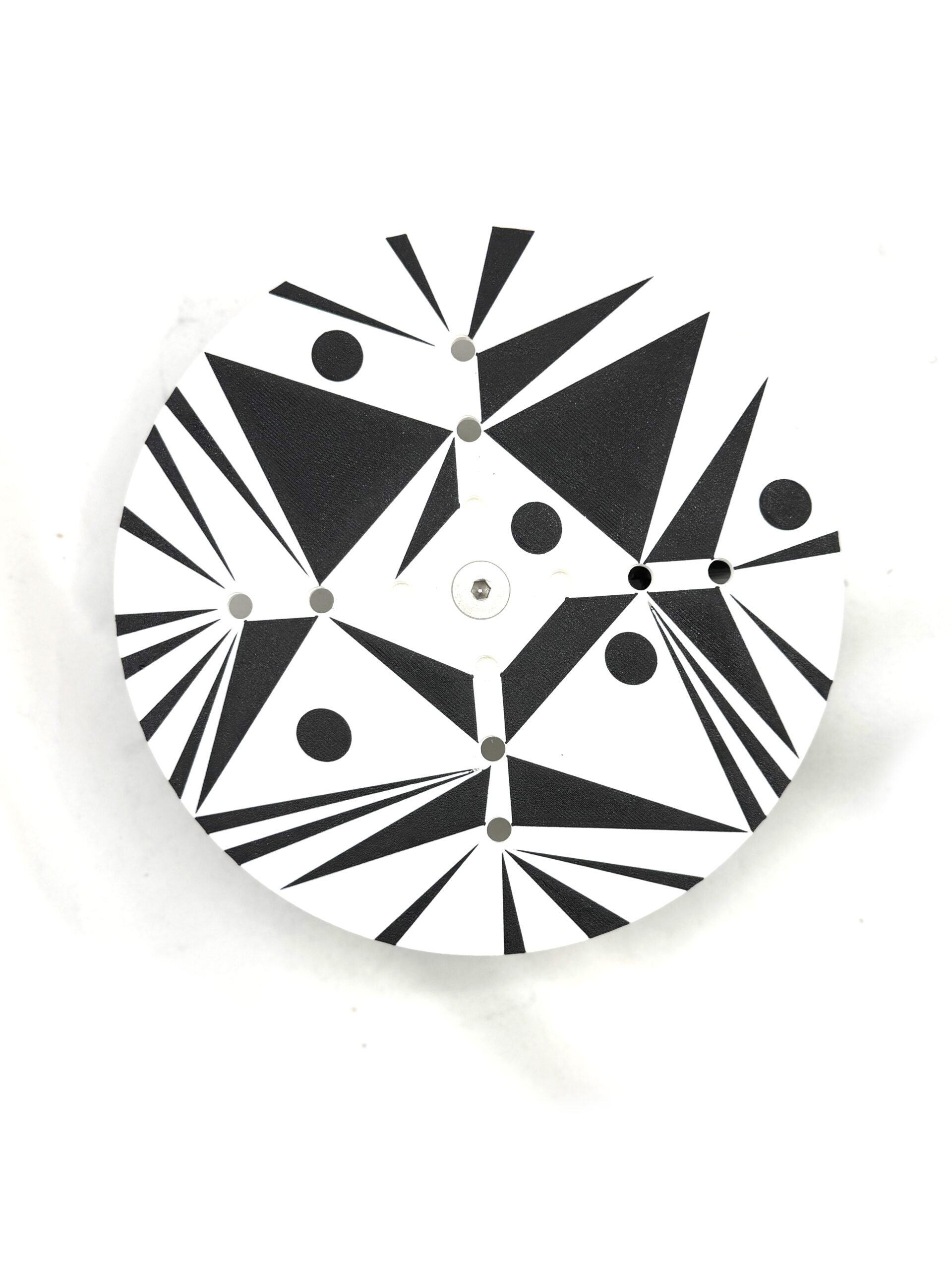 225 mm Photogrammetry Turntable with Coded Reference Pattern